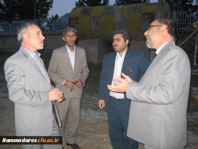 دیدار مسئولین اداره کل آموزش و پرورش از حاشیه پردیس