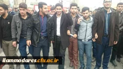 حضور گسترده ی دانشجویان در یوم الله 22بهمن
