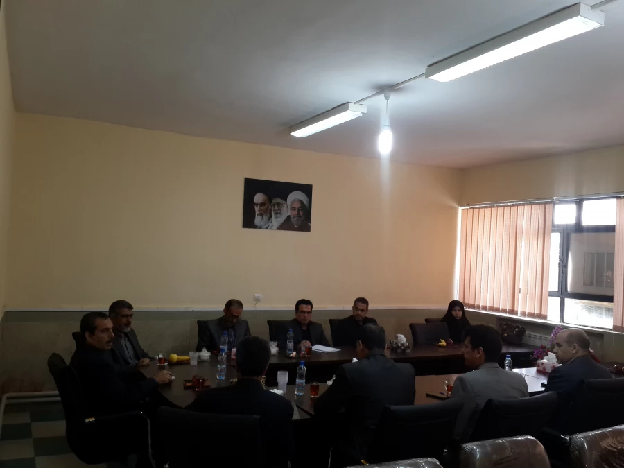 جلسه ی تودیع ومعارفه ی حراست پردیس های دانشگاه فرهنگیان استان