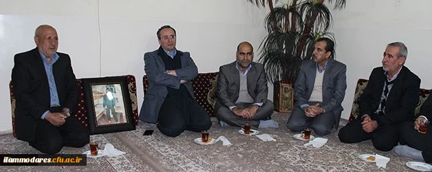 دیدار با خانواده دانشجومعلم شهید شیروانیان و دیدار با رییس دانشگاه ایلام 3