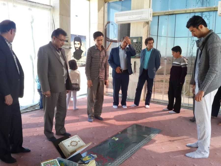 حضور تعدادی از خانواده های محترم عضو بسیج اساتید دانشگاه فرهنگیان استان در اردوی یکروزه ی راهیان نور 6