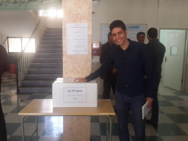 انتخابات شورای صنفی- رفاهی دانشجو معلمان دانشگاه فرهنگیان ایلام در پردیس شهید مدرس 4