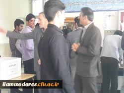 انتخابات شورای صنفی- رفاهی دانشجو معلمان دانشگاه فرهنگیان ایلام در پردیس شهید مدرس 6