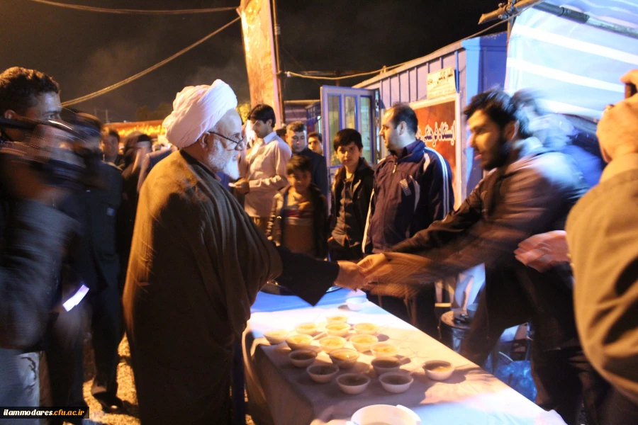 برپایی ایستگاه صلواتی اربعین حسینی در دانشگاه فرهنگیان ایلام 4