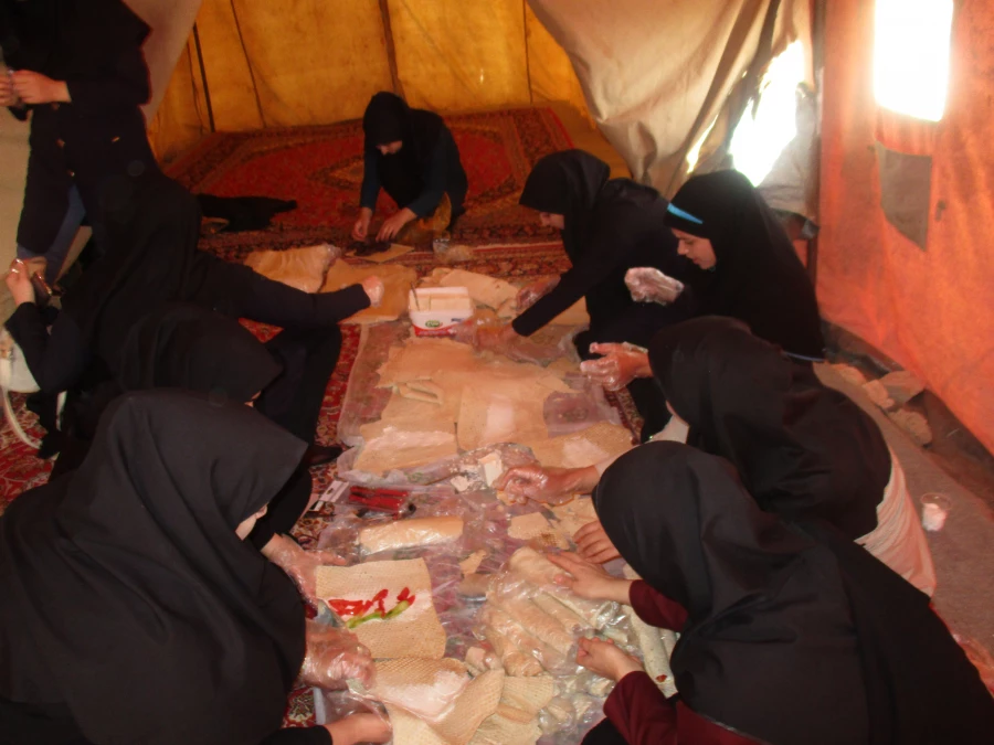 برپایی ایستگاه صلواتی اربعین حسینی در دانشگاه فرهنگیان ایلام 7