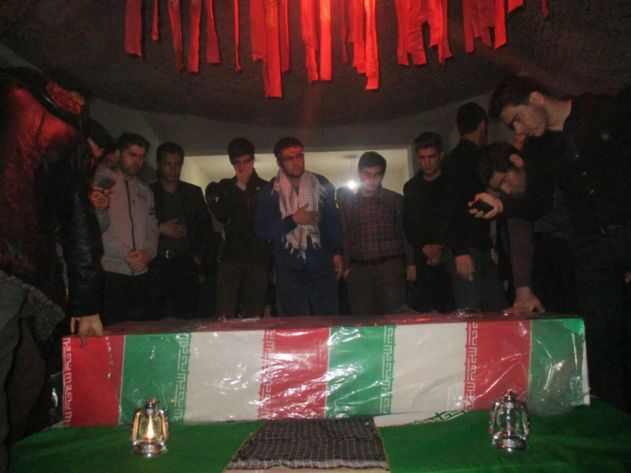 مراسم استقبال از شهید گمنام در  پردیس شهید مدرس دانشگاه  فرهنگیان استان ایلام  6