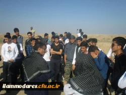 اعزام دانشجویان پردیس شهید مدرس ایلام به مناطق راهیان نور در جنوب و جنوب غرب کشور 5