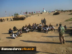 اعزام دانشجویان پردیس شهید مدرس ایلام به مناطق راهیان نور در جنوب و جنوب غرب کشور 9