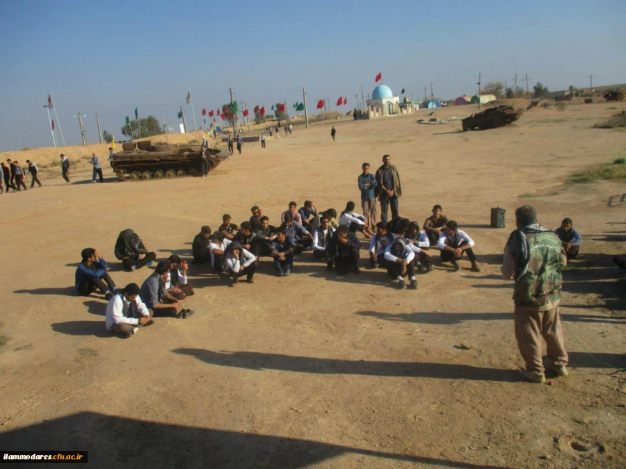 اعزام دانشجویان پردیس شهید مدرس ایلام به مناطق راهیان نور در جنوب و جنوب غرب کشور 9