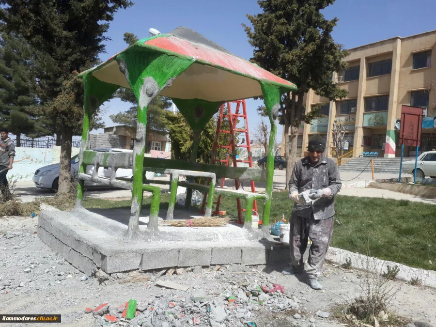 فضا سازی محوطه ی پردیس به روایت تصویر 2