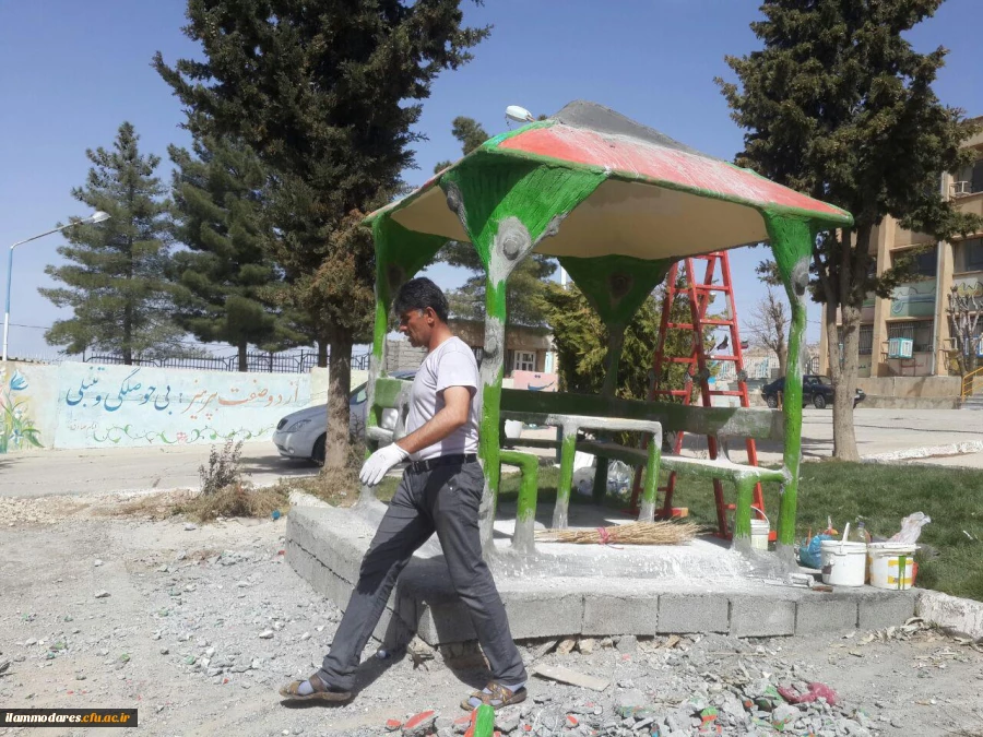 فضا سازی محوطه ی پردیس به روایت تصویر 3
