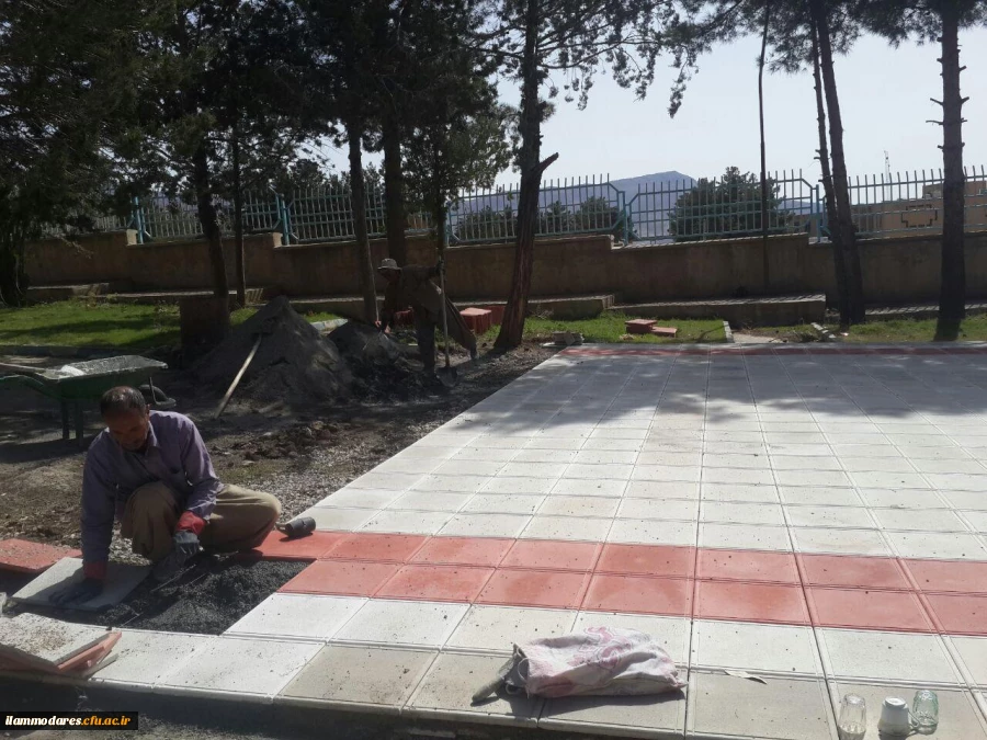 فضا سازی محوطه ی پردیس به روایت تصویر 5