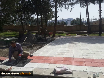 فضا سازی محوطه ی پردیس به روایت تصویر