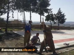 فضا سازی محوطه ی پردیس به روایت تصویر 3