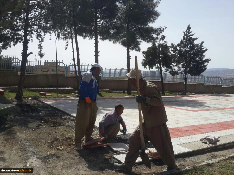 فضا سازی محوطه ی پردیس به روایت تصویر 3