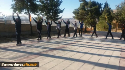 اجرای برنامه ورزش صبحگاهی کارکنان پردیس