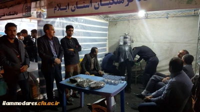 حضور مسؤلین دانشگاه در موکب اربعین حسینی