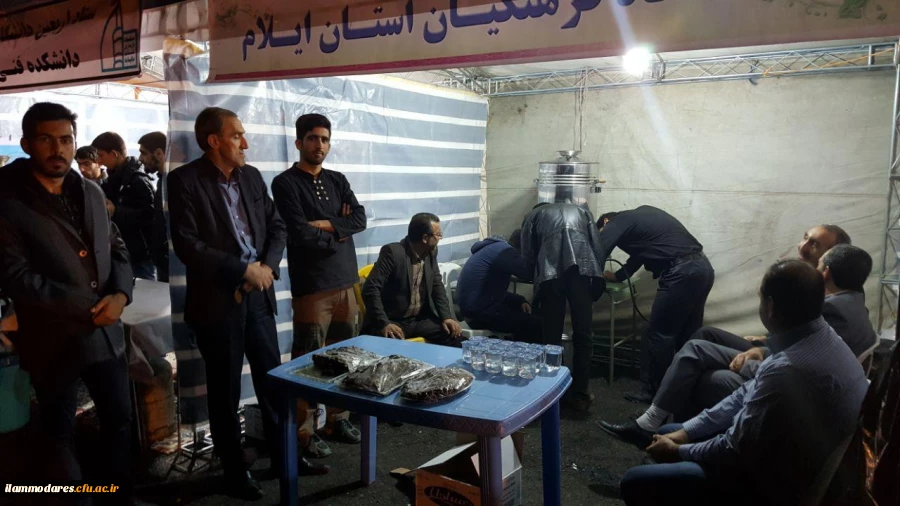 حضور مسؤلین دانشگاه در موکب اربعین حسینی 2