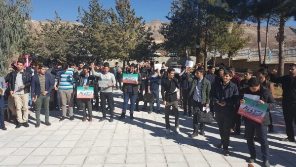 تظاهرات دانشجویان پردیس شهید مدرس در حمایت از قدس و محکومیت اقدام ترامپ 2