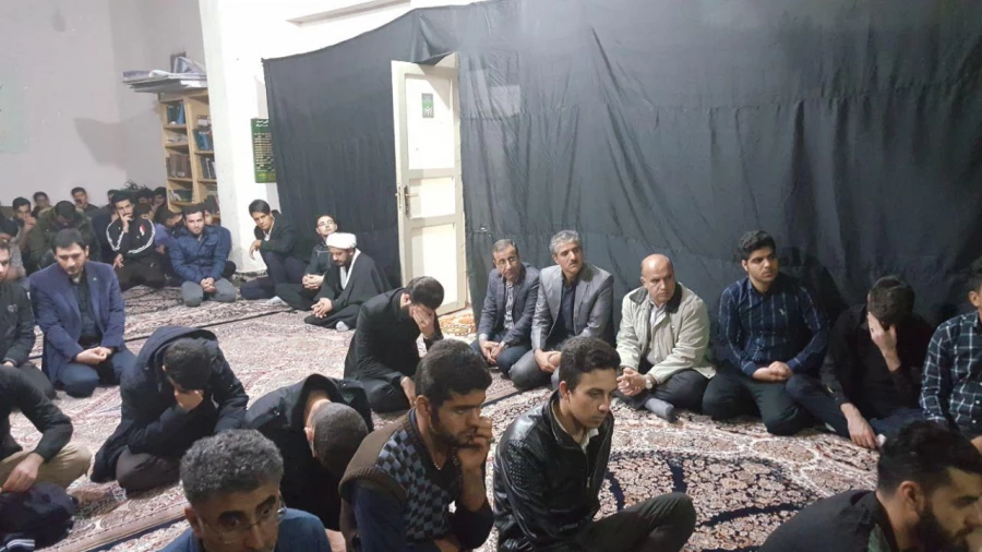 مراسم استقبال و میزبانی پیکر مطهرشهید گمنام دفاع مقدس در نمازخانه سرای دانشجویی 3