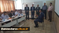 بازدید مدیر کل آموزش و پرورش استان ایلام  از روند انجام مصاحبه پذیرفته شدگان  آزمون استخدام پیمانی سال 1379 3