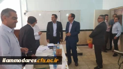 بازدید مدیر کل آموزش و پرورش استان ایلام  از روند انجام مصاحبه پذیرفته شدگان  آزمون استخدام پیمانی سال 1379 5
