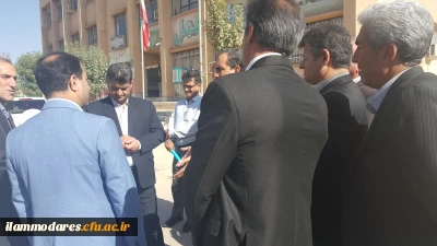 بازدید جناب آقای دکتر طاهری رییس  آموزش و پرورش  عمومی و فنی حرفه ای سازمان برنامه و بودجه کل کشور از پردیس شهید مدرس