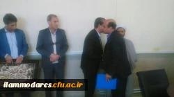 مراسم تکریم ومعارفه معاون آموزشی، فرهنگی، پژوهشی و توسعه و منابع انسانی و امور دانشجویی پردیس 9