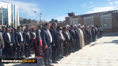 حضور مسؤلین، کارکنان وتعدادی از اساتید دانشگاه فرهنگیان درمراسم غبارروبی مزار شهدای گمنام دانشگاه ایلام