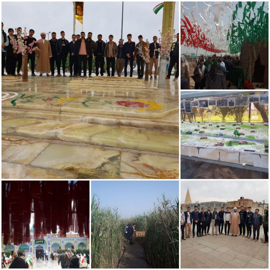 اعزام دانشجومعلمان پردیس شهید مدرس ایلام به مناطق راهیان نور در جنوب و جنوب غرب کشور 3