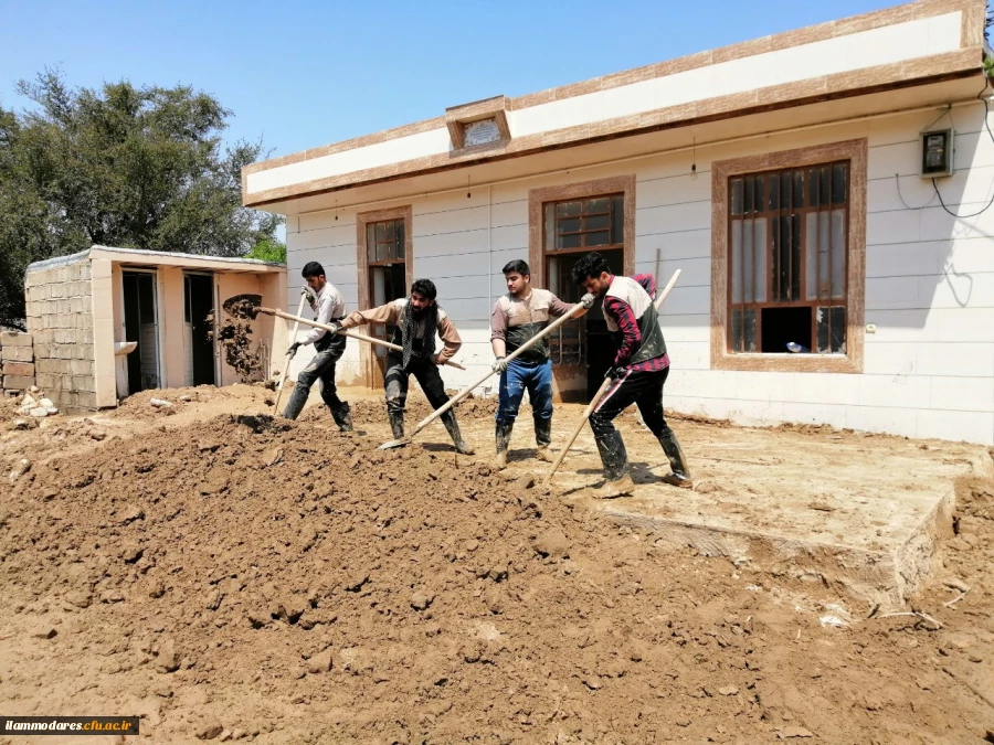 اعزام گروه جهادی پردیس به مناطق سیلزده بخش مازین 8