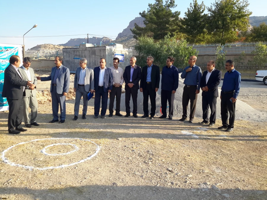 افتتاح پروژه اتصال به شبکه آب شرب شهری و کلنگ زنی سالن اجتماعات پردیس شهید مدرس دانشگاه فرهنگیان ایلام همزمان با هفته دولت 6