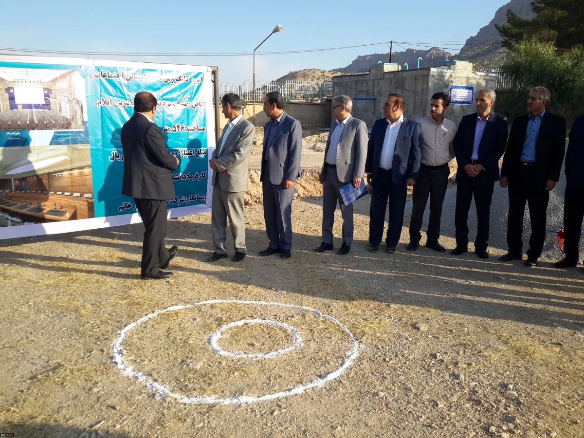 افتتاح پروژه اتصال به شبکه آب شرب شهری و کلنگ زنی سالن اجتماعات پردیس شهید مدرس دانشگاه فرهنگیان ایلام همزمان با هفته دولت 5