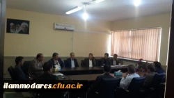 جلسه توجیهی مصاحبه گران جهت کیفیت بخشی به برگزاری مصاحبه داوطلبان ورود به دانشگاه فرهنگیان در سال 1398 4