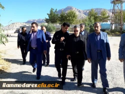 بازدید دکتر کچوئیان معاونت محترم نظارت و ارزیابی  سازمان مرکزی از پردیس های دانشگاه فرهنگیان ایلام 5