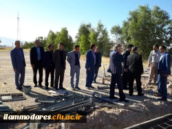 بازدید دکتر کچوئیان معاونت محترم نظارت و ارزیابی  سازمان مرکزی از پردیس های دانشگاه فرهنگیان ایلام 7