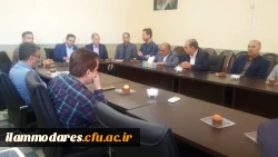 حضور آقای دکتر صالحیان سرپرست مدیریت استانی دانشگاه در جمع همکاران پردیس شهید مدرس 2