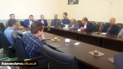 حضور آقای دکتر صالحیان سرپرست مدیریت استانی دانشگاه در جمع همکاران پردیس شهید مدرس