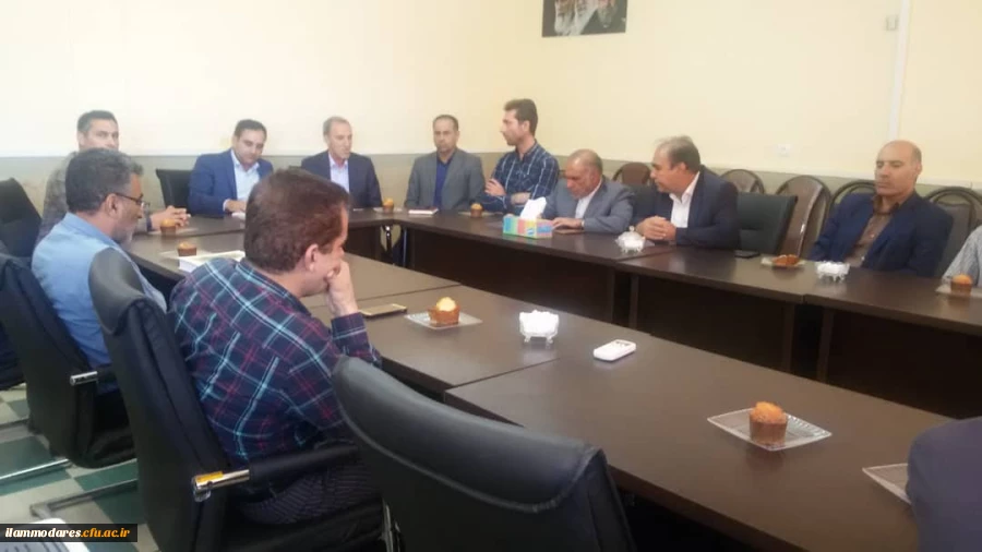 حضور آقای دکتر صالحیان سرپرست مدیریت استانی دانشگاه در جمع همکاران پردیس شهید مدرس 2