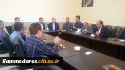 حضور آقای دکتر صالحیان سرپرست مدیریت استانی دانشگاه در جمع همکاران پردیس شهید مدرس 3