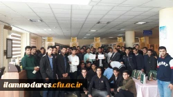 بازدید علمی- پژوهشی دانشجویان پردیس شهید مدرس از کتابخانه مرکزی ایلام 5