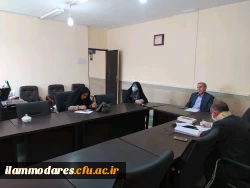 برگزاری جلسه شورای آموزشی پردیس شهید مدرس پیرامون بخشنامه شماره 2 سازمان مرکزی مبنی بر پیگیری آموزش از طریق فضای مجازی 2