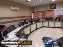 برگزاری جلسه شورای آموزشی پردیس های دانشگاه فرهنگیان ایلام پیرامون بررسی و شناسایی راهکارهای مناسب جهت اجرای بخشنامه سازمان مرکزی مبنی بر پیگیری آموزش از طریق فضای مجازی( بخشنامه 2) 5