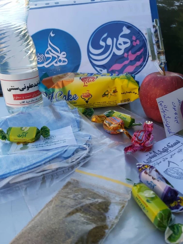 توزیع بسته های غذایی و بهداشتی در بین خانواده های بی بضاعت توسط کانون های مهدویت دانشگاه فرهنگیان ایلام 5