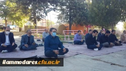 بر پایی مراسم سوگواری حضرت ابا عبدالله الحسین و یاران با وفایش هر روز صبح در فضای باز پردیس 5