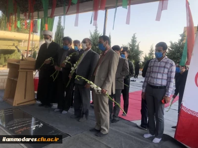 مراسم گرامیداشت هفته دفاع مقدس و تجلیل از مقام شامخ شهدای انقلاب اسلامی