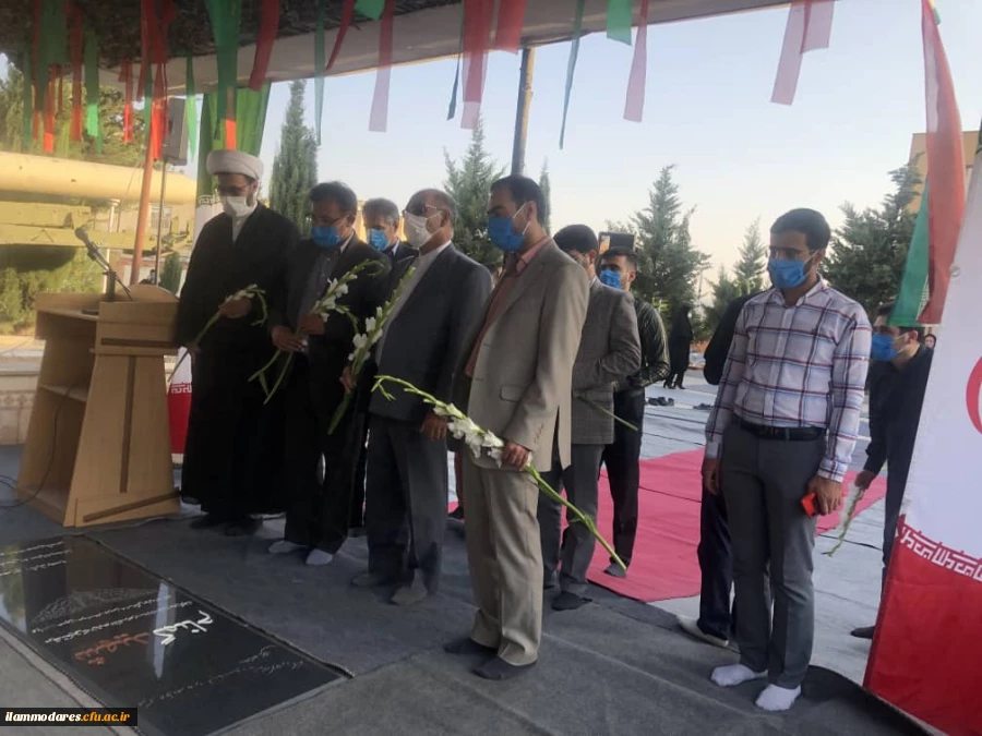مراسم گرامیداشت هفته دفاع مقدس و تجلیل از مقام شامخ شهدای انقلاب اسلامی 3