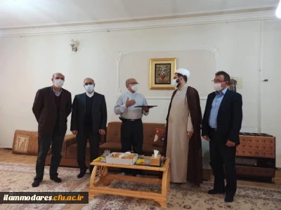 دیدار مسولان دانشگاه از خانواده ی معظم شهید نامدار شاهین