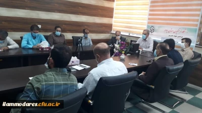 نشست صمیمی سرپرست امور پردیس های استان با کارکنان پردیس شهید مدرس