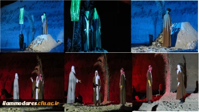 نمایش واقعه غدیر خم در میدان بزرگ الغدیر شهرستان چوار